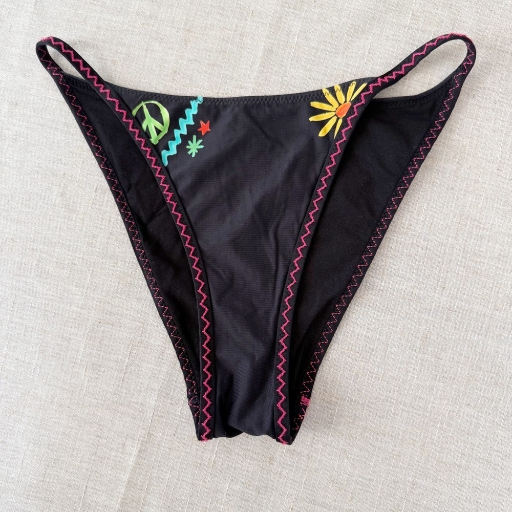 Banana Moon Lita Stabilight Black To The Sun And Back Sunwear Swim Bottom